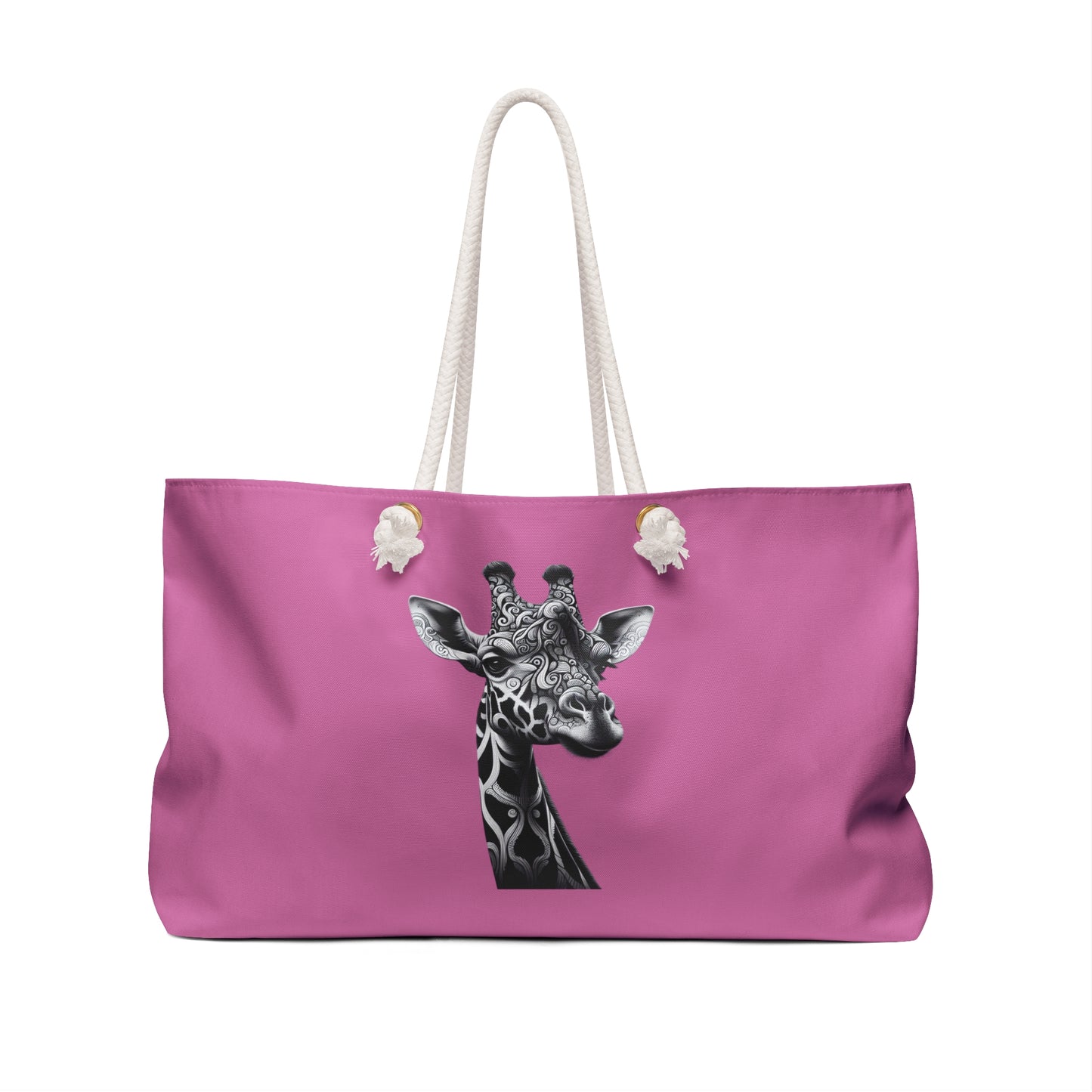 Giraffe Weekender Bag, Travel Duffel for Getaways and Adventures, Large Beach Tote, Chic Overnight Carryall, Gift for Travel Enthusiasts