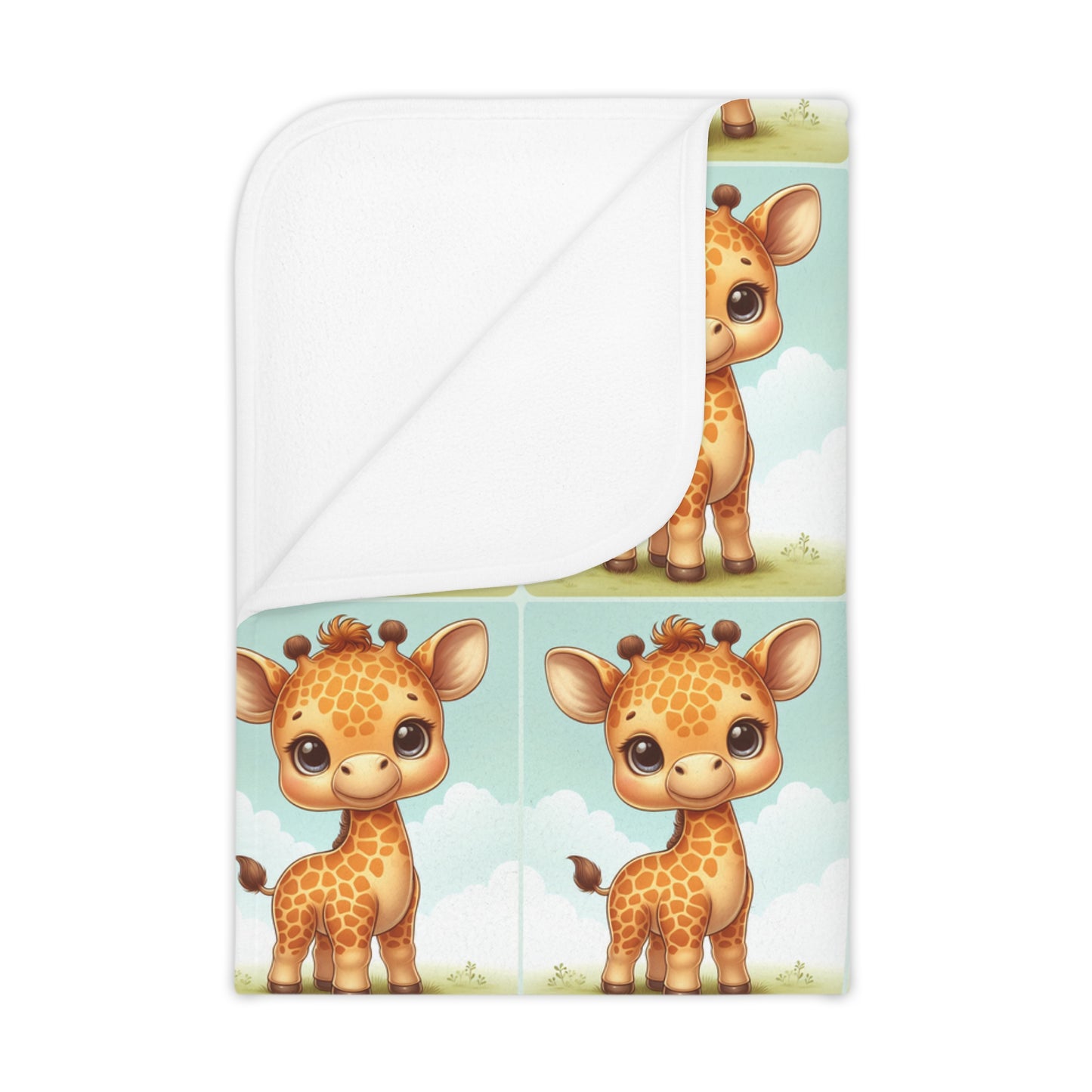 Giraffe Blanket, Soft Baby Blanket for Nursery, Toddler Gift, Animal-Themed Bedding, Baby Bedding, Baby Shower Gift, Gender Neutral Nursery