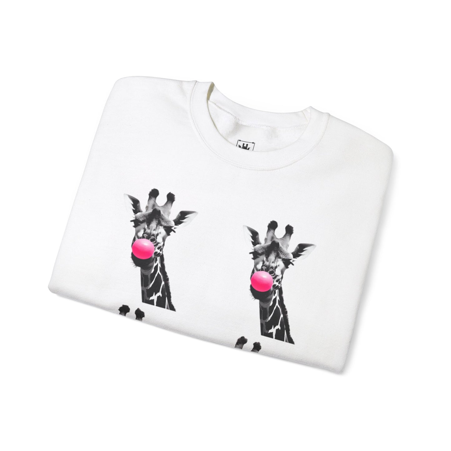 Funny Giraffe Sweatshirt for Animal Lovers, Cute Crewneck, Unisex Gift for Birthdays, Christmas, or Just Because, Casual Comfort Clothing
