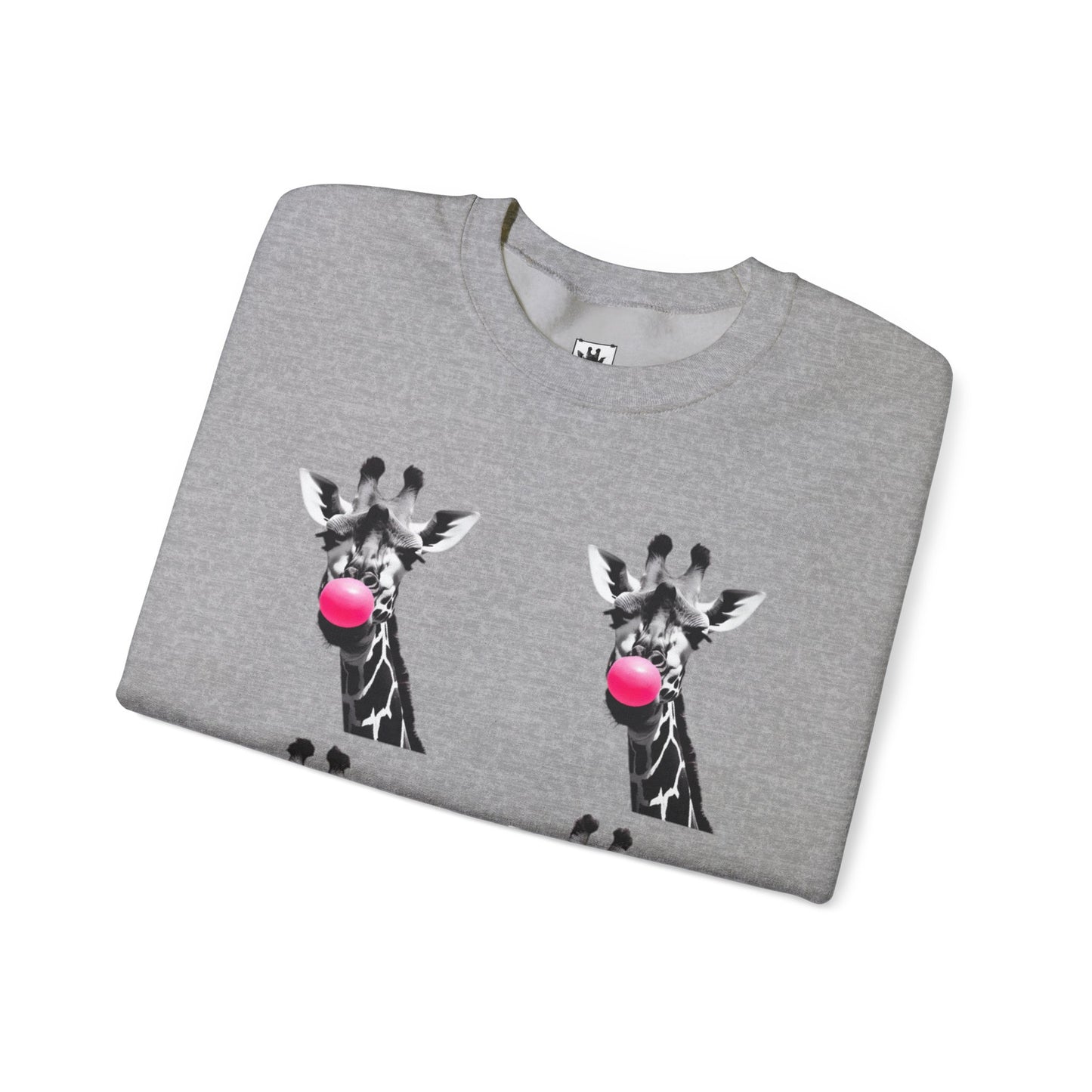 Funny Giraffe Sweatshirt for Animal Lovers, Cute Crewneck, Unisex Gift for Birthdays, Christmas, or Just Because, Casual Comfort Clothing