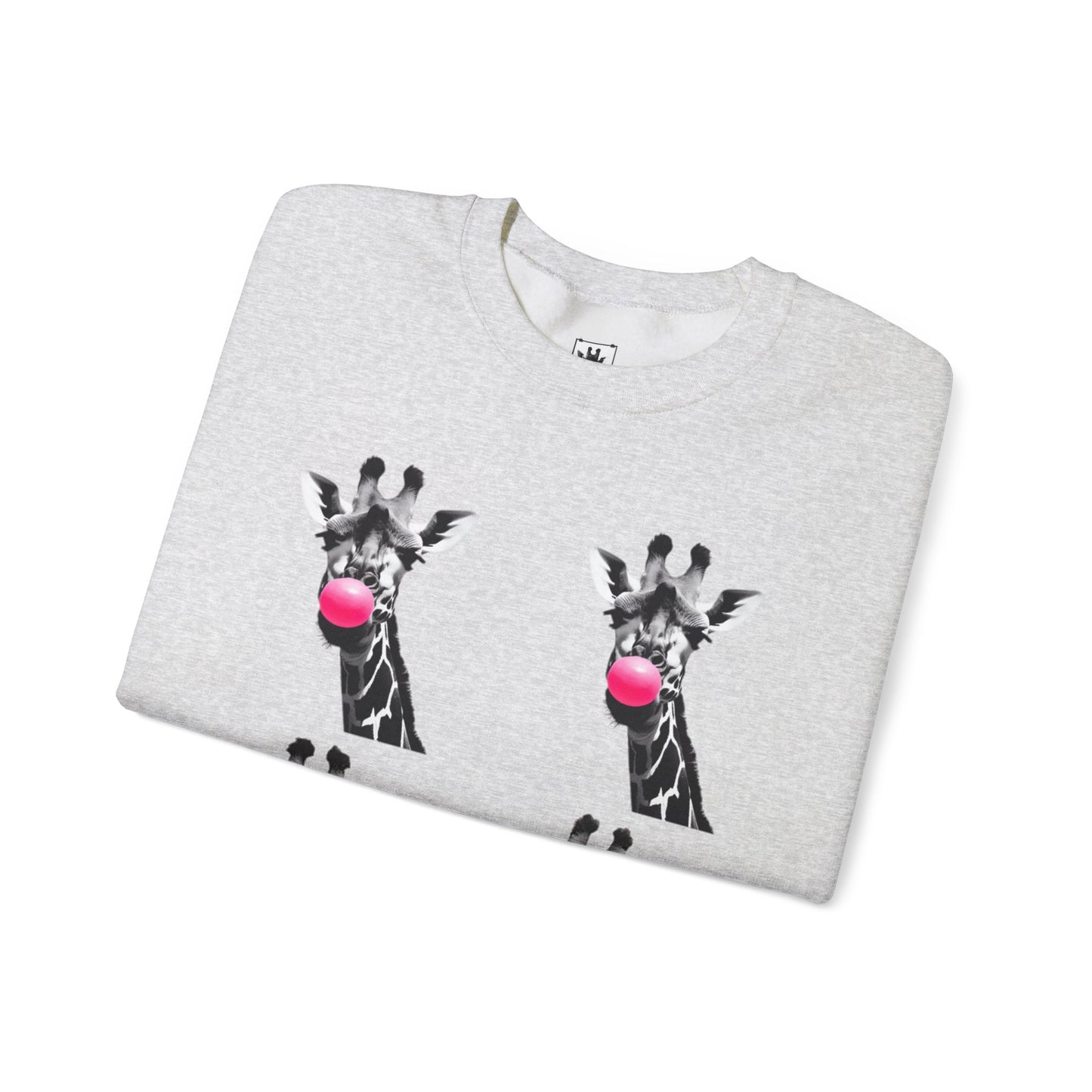 Funny Giraffe Sweatshirt for Animal Lovers, Cute Crewneck, Unisex Gift for Birthdays, Christmas, or Just Because, Casual Comfort Clothing