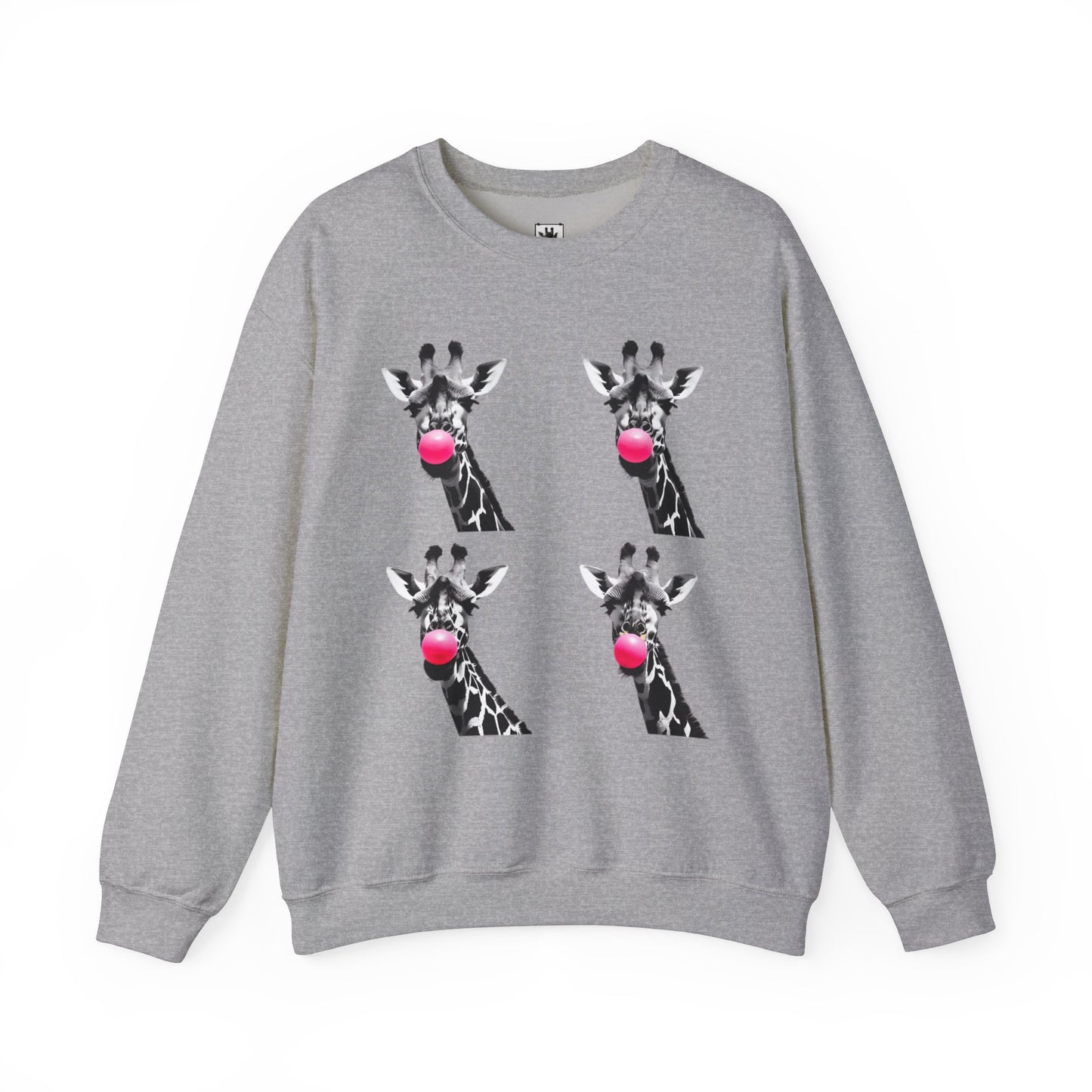 Funny Giraffe Sweatshirt for Animal Lovers, Cute Crewneck, Unisex Gift for Birthdays, Christmas, or Just Because, Casual Comfort Clothing