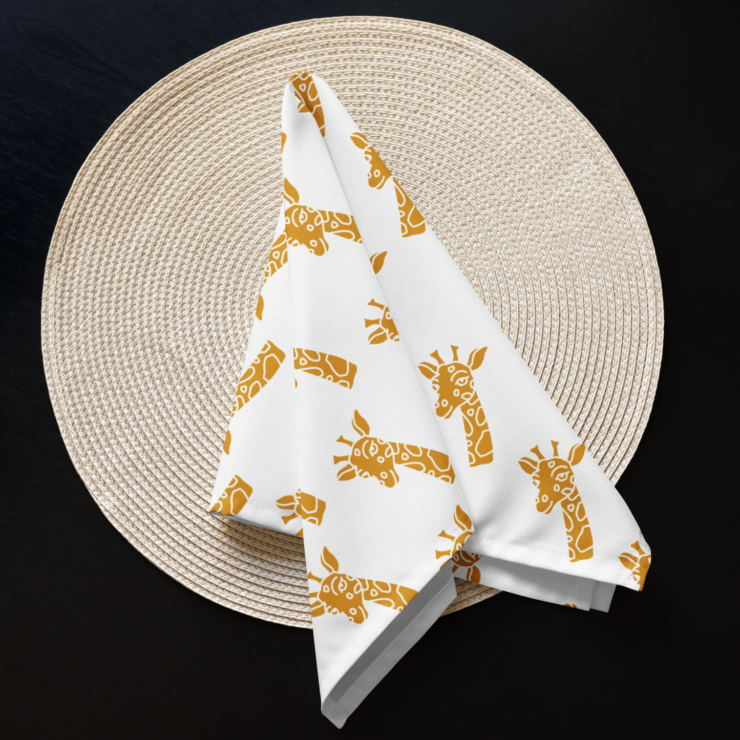 Giraffe Cloth Napkin Set