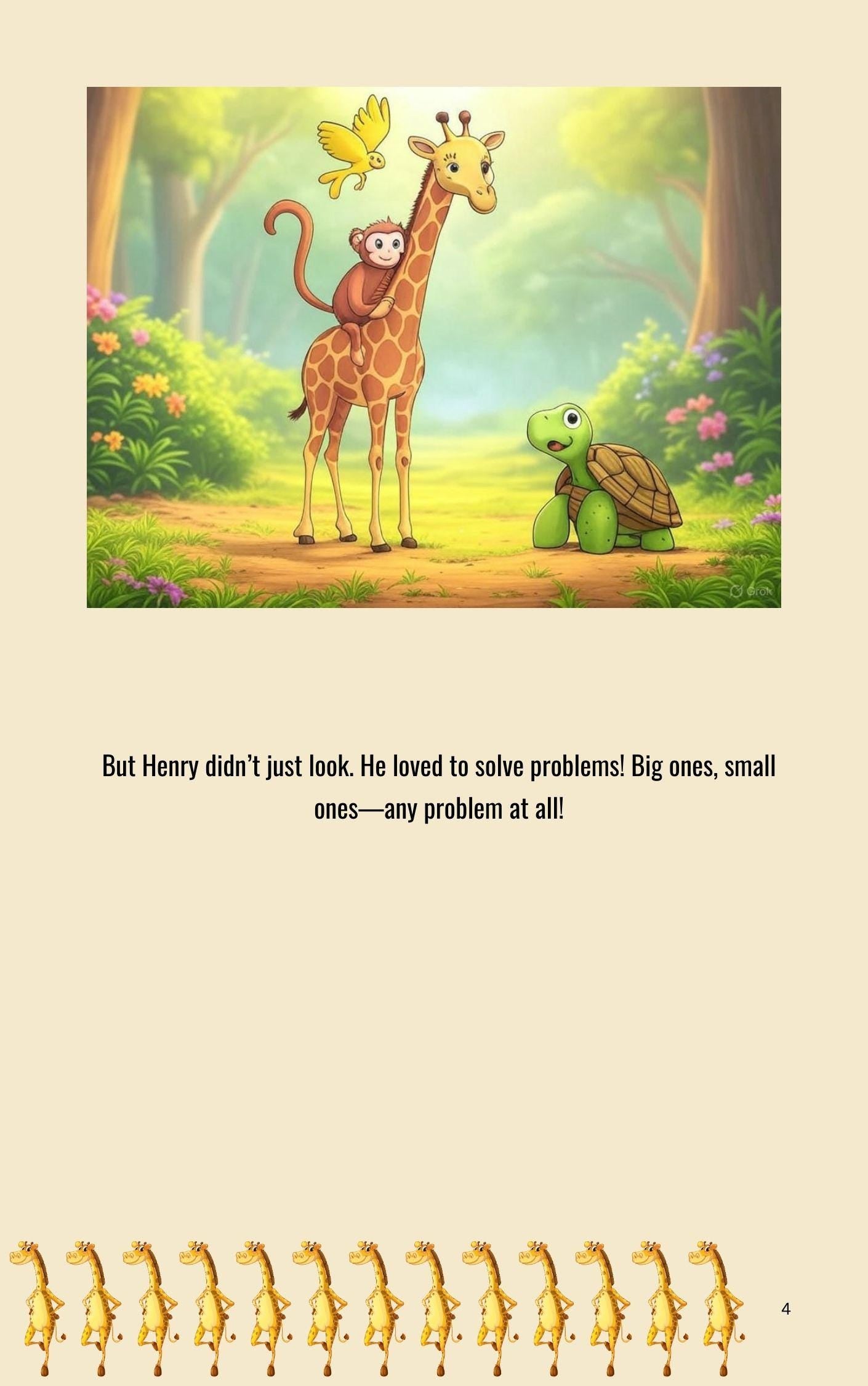 Henry's Tall Tales: Solving Jungle Puzzles for Grade 3rd-5th grades 15 pages book