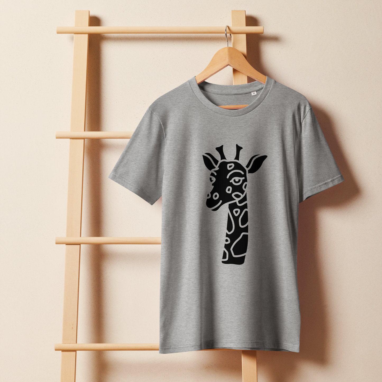 Organic Animal Print t-shirt mid-light t-shirt animal print t-shit
