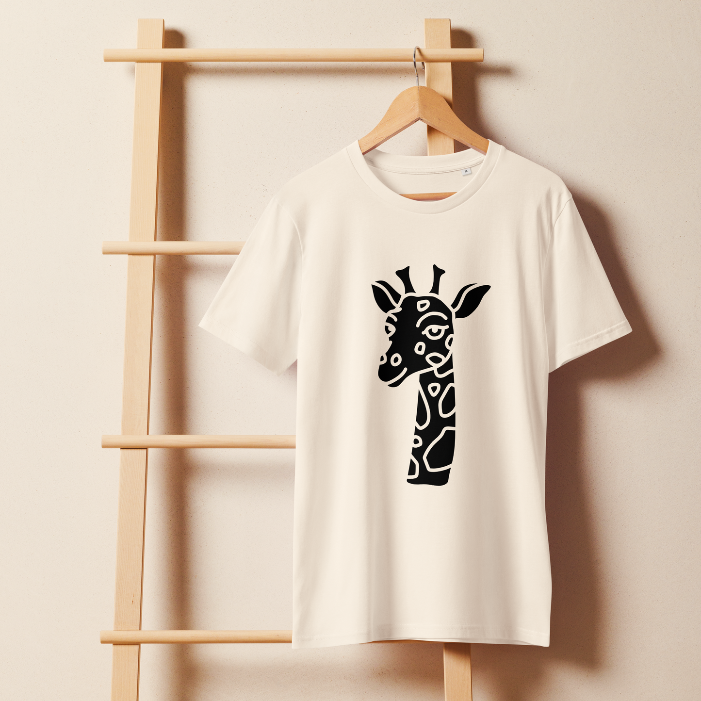 Organic Animal Print t-shirt mid-light t-shirt animal print t-shit
