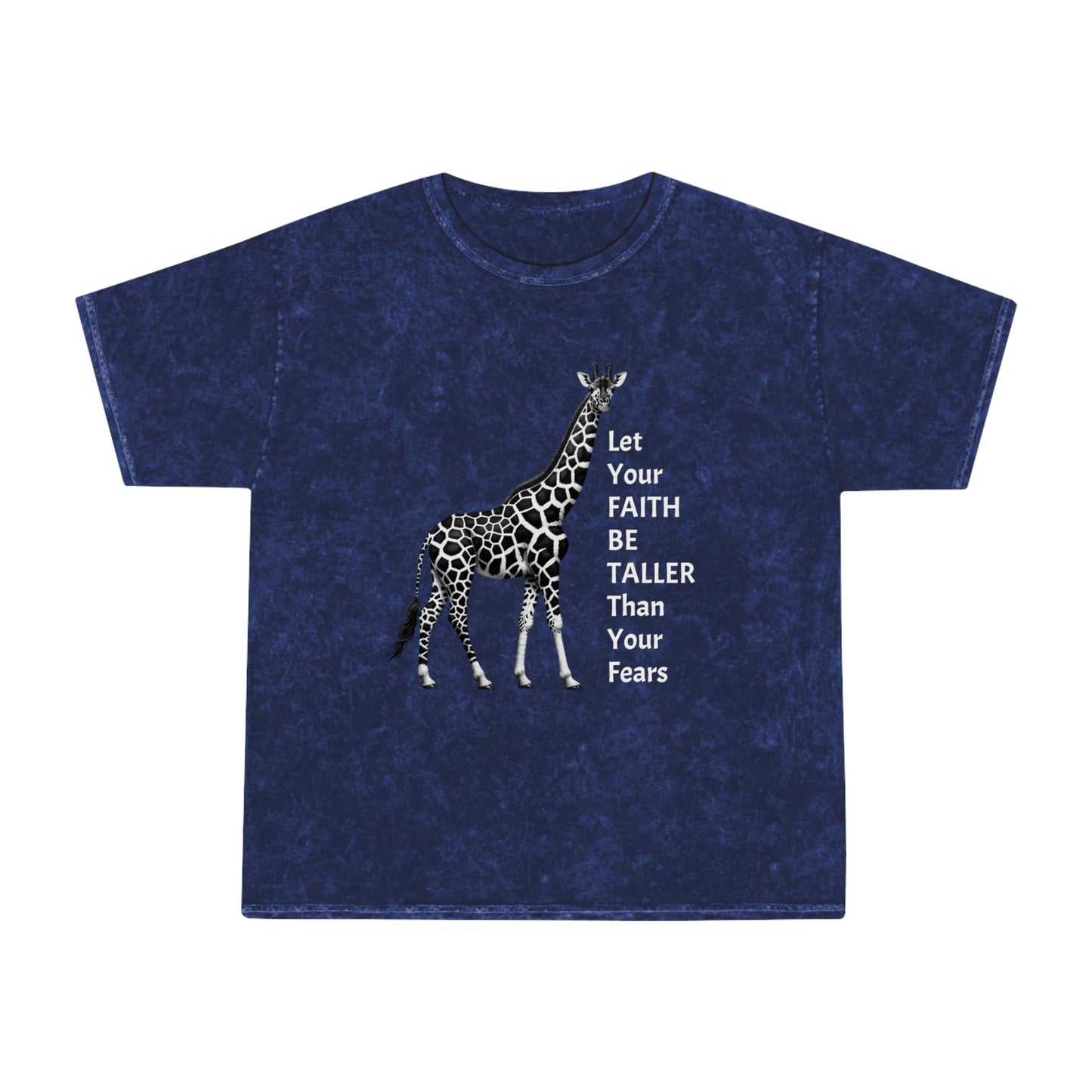 Giraffe T-Shirt, Faith Motivational Tee, Gift Idea, Casual Wear, Confidence Boost