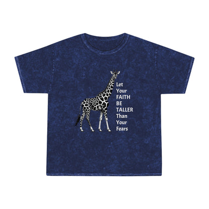 Giraffe T-Shirt, Faith Motivational Tee, Gift Idea, Casual Wear, Confidence Boost