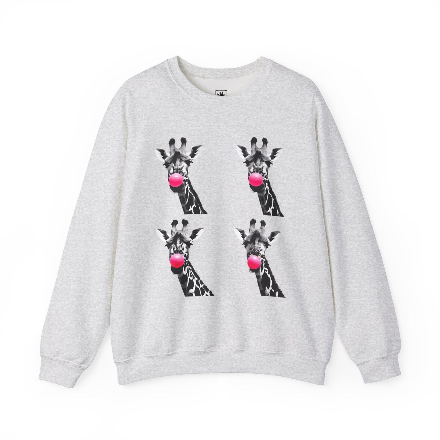 Funny Giraffe Sweatshirt for Animal Lovers, Cute Crewneck, Unisex Gift for Birthdays, Christmas, or Just Because, Casual Comfort Clothing