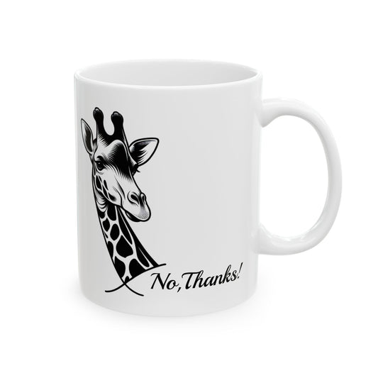 Giraffe Coffee Mug Gift | Funny Giraffe Mug -| Unique Gift for Animal Lovers | Coffee Lover Mug | Kitchen Decor | Ceramic Mug