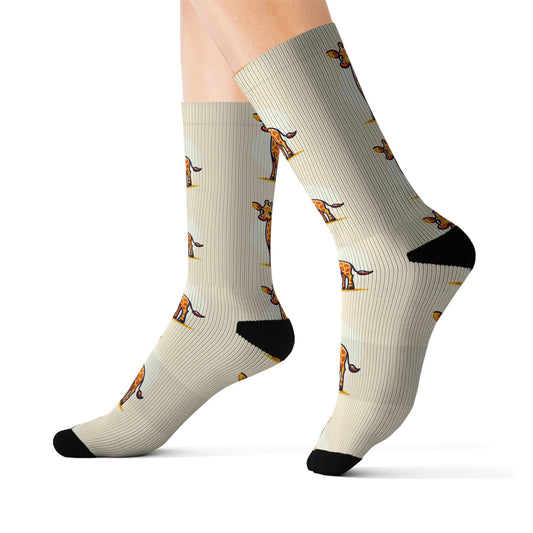 Giraffe Socks - Fun Animal Apparel, Unique Gifts for Animal Lovers, Comfortable Everyday Wear, Perfect for Kids & Adults Clothing