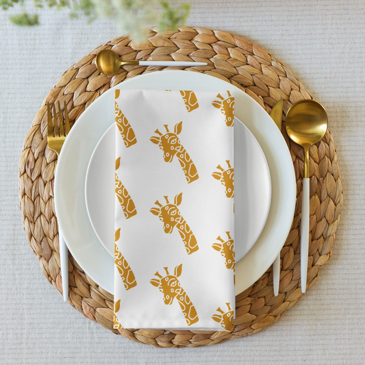 Giraffe Cloth Napkin Set