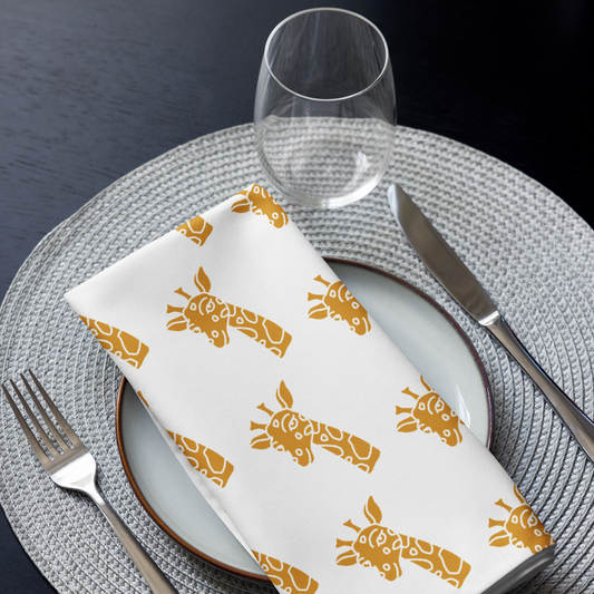 Giraffe Cloth Napkin Set