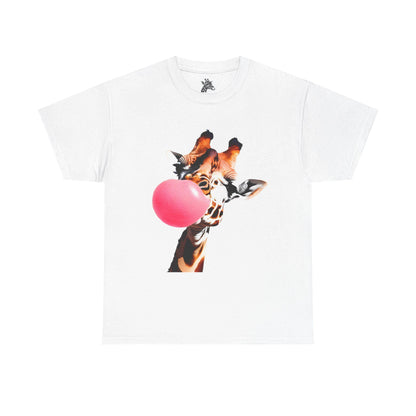 Whimsical Giraffe Tee | Fun Cotton T-Shirt, Unisex Graphic Tee, Playful Animal Shirt, Cute Gift for Animal Lovers, Casual Wear