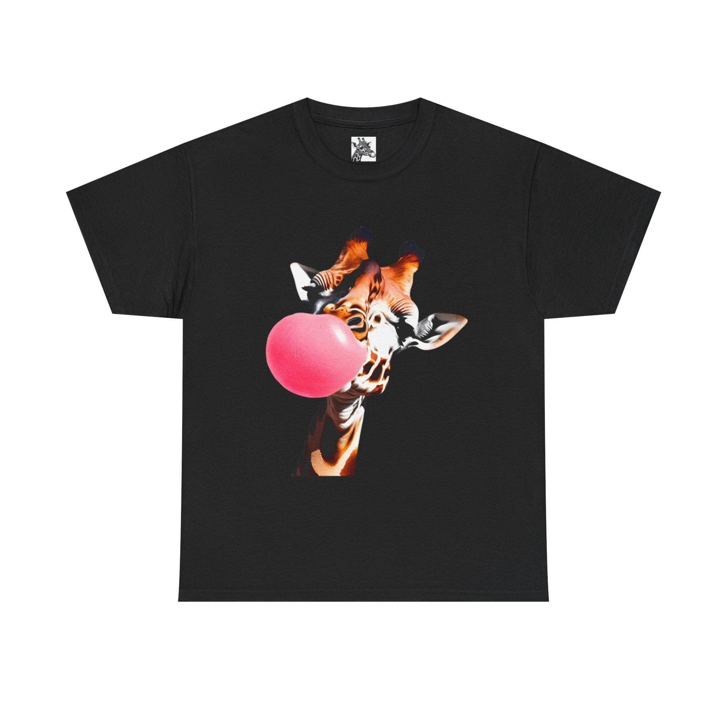Whimsical Giraffe Tee | Fun Cotton T-Shirt, Unisex Graphic Tee, Playful Animal Shirt, Cute Gift for Animal Lovers, Casual Wear