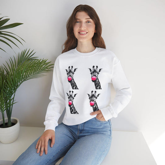 Hilarious Giraffe Sweatshirt - Perfect Gift for Animal Enthusiasts!