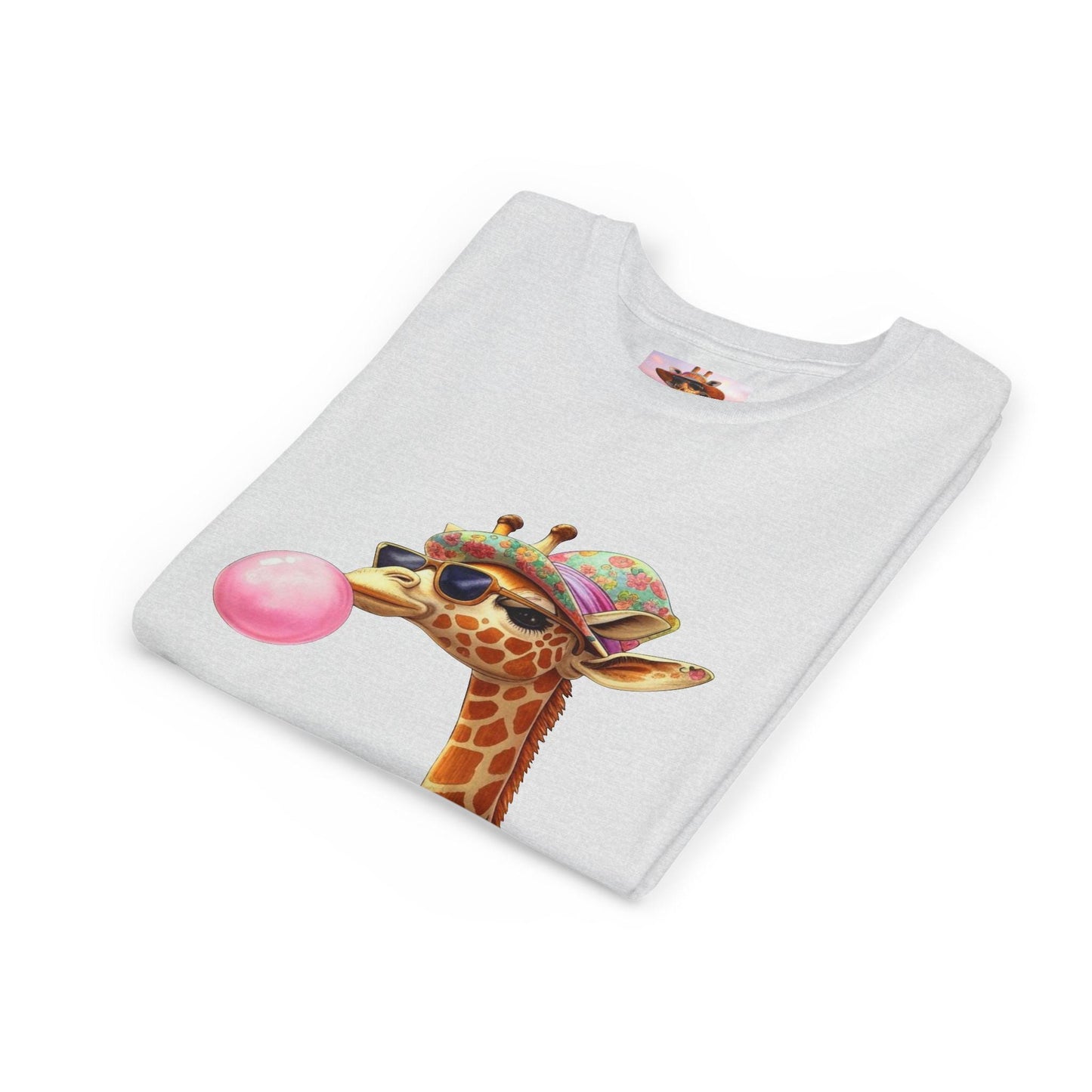 Bubble Gum Giraffe Tee for Cool Kids - Perfect Gift for Fun-loving Youth