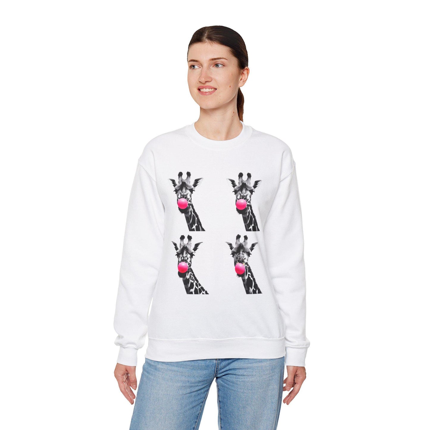 Hilarious Giraffe Sweatshirt - Perfect Gift for Animal Enthusiasts!