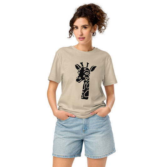 Organic Animal Print t-shirt mid-light t-shirt animal print t-shit