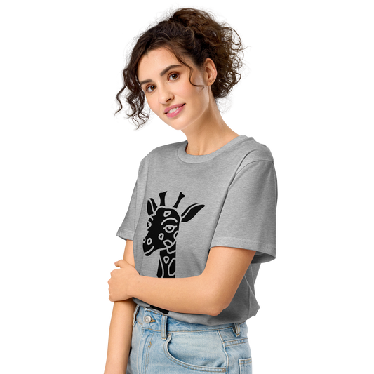 Organic Animal Print t-shirt mid-light t-shirt animal print t-shit